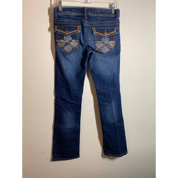 Unionbay Skinny Boot Denim Blue Jeans Womens Size 31x29 AD2 - Picture 4 of 7